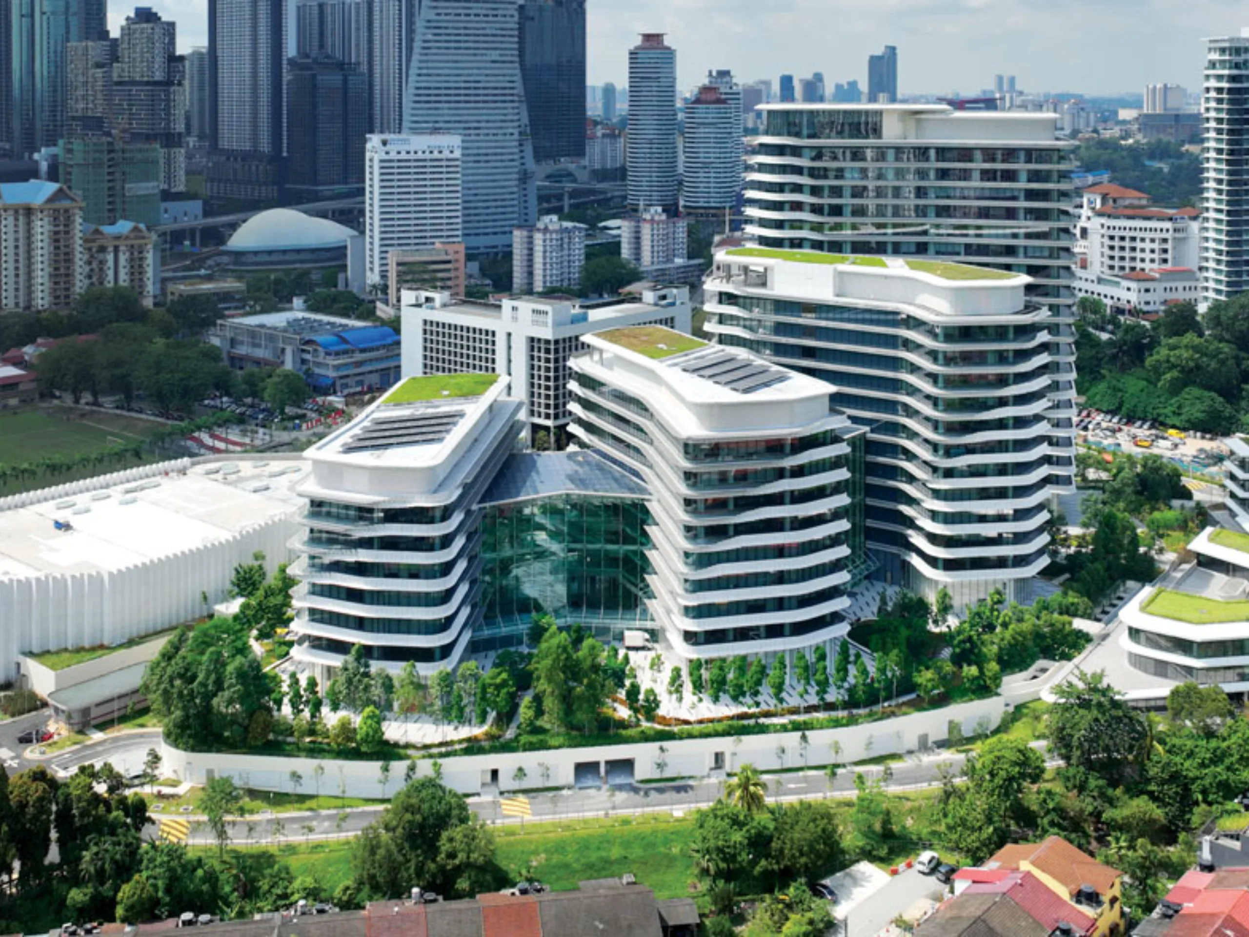 NB Platinum headquarters in Kuala Lumpur, a contemporary office building known for its modern and sustainable design.